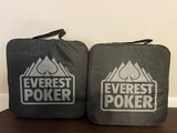 Pair/Set of 2 2009 Everest Poker Black Stadium Seat Cushions