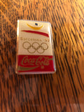 *Vintage Rare 1992 Summer Olympics COCA COLA Sponsor Barcelona Spain Lapel Hat Pin  Gently worn