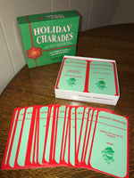 a** Vintage Holiday Charades Card Game Christmas Boxed 1999 Anton