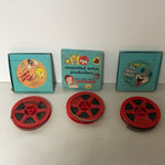 a* VINTAGE 1960s Lot/3 8mm Movies Associated Artists Productions Cartoons Warner Bros