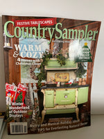 NEW COUNTRY SAMPLER Inspiring Homes Festive Tablescapes Nov 2022