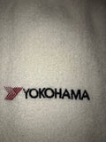 a* YOKOHAMA White Tri-Fold Golf Towel