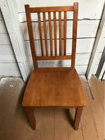 ~ Walnut Stain Wood Chair Desk Office Student
