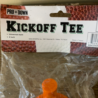 NEW Football PRODOWN 2” Orange Kickoff Tee Ball Kick Stand Heavy Rubber Sealed