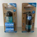 € New HandiPod Pet Poop Bag Dispenser w/ 60 Bags & 2 Sanitizers Blue