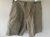 Mens 33” Waist Khaki/GrayCargo Shorts CHEROKEE Pockets 100% Cotton Chino