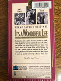 a** It’s A Wonderful Life VHS Movie 45th Anniversary Edition James Stewart Donna Reed Sleeve