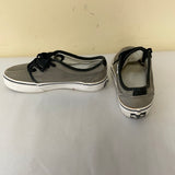 Vans Unisex Sneakers Tennis Shoes Gray TB4R Low Top Canvas Lace Up Youth 2.0