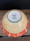 <€€ Pfaltzgraff NAPOLI Hand Painted Stoneware 1-8.5” Salad Pasta Serving Bowls Round