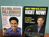 Dean GRAZIOSI Be a REAL ESTATE Millionaire & Profit From Real Estate Hardcover Set/2