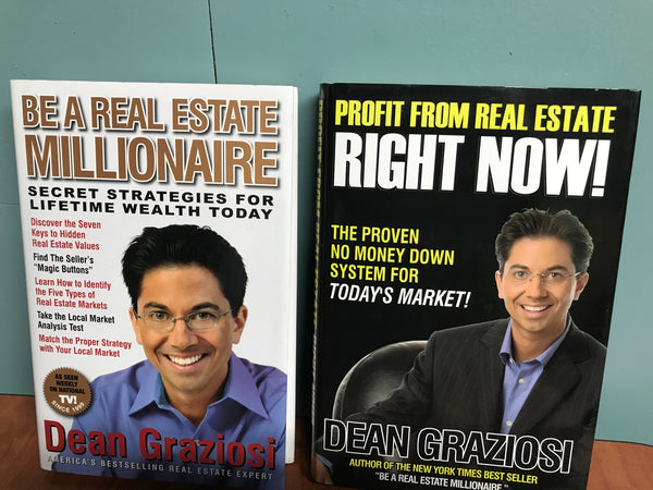 *Dean GRAZIOSI Be a REAL ESTATE Millionaire & Profit From Real Estate Hardcover Set/2