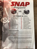 a* NFL SNAP Kansas City Chiefs vs Tennessee Titans December 26 2010 Gameday Magazine