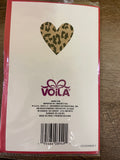 *New Valentine Card WITH LOVE ON VALENTINE’S DAY w/ Envelope in Plastic Seal 2022 Voila