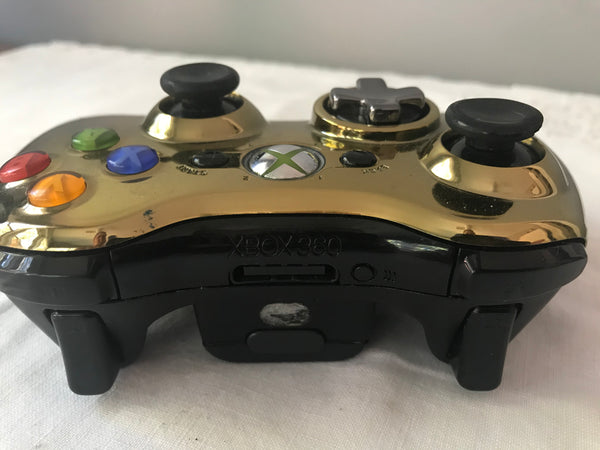  Xbox 360 Wireless Controller - Gold Chrome : Video Games