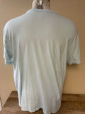 Vintage Mens Ocean Logo Light Blue TShirt Sz Large Cotton