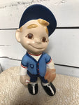 a** Vintage Ceramic Baseball Player 1990s MLB ATLANTA Braves #12 Hand Painted