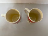 a*€ Vintage Pair/Set of 2 Campbell’s Condensed Tomato Soup Coffee Mugs Joseph Campbell Co.