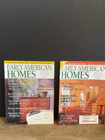 Lot/5 Vintage EARLY AMERICAN HOMES Magazine 1998 Feb,June,August, October,December