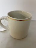 +* Vintage NBA Chicago Bulls Ceramic Coffee Mug Gold Lined Rim White
