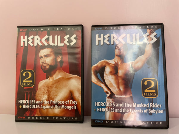 a* 2-Double Feature DVDs: Hercules & the Masked Rider, the Tyrants, Princess of Troy, Mongols