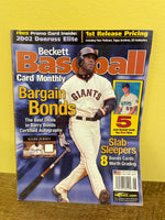 (V) BECKETT BASEBALL CARD MONTHLY Magazine Vintage 2002 June #207 Barry Bonds Giants