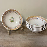 €€ (updt EB list) Vintage Royal Doulton MICHELHAM D6073 Demitasse Floral Asian Variety of Pieces