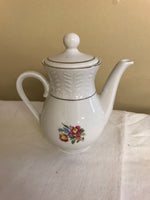 a* Vintage 7 Piece Miniature Toy Tea Set Teapot Cups