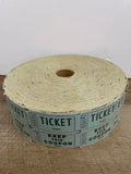 Lot/2 Partial Rolls of Raffle Tickets "Keep This Coupon" Blue ROGERS & MMF