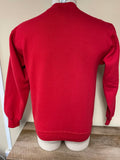 Mens HARD ROCK Cafe MAUI Red Long Sleeve Sweatshirt Size Small 34-36