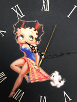 a** NEW Betty Boop 11” Square Canvas Wall Display Clock Variety of Designs