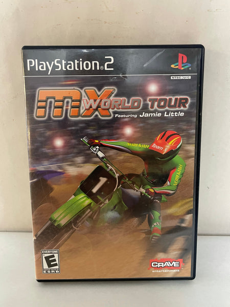 a* Sony PS2 PlayStation 2 MX WORLD TOUR Jamie Little Video Game Case & Manual 2005
