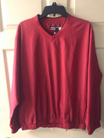 € Mens NEW Medium Grand Slam Golf Pullover Jacket Windbreaker Chili Pepper Red NWT