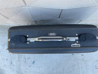 *Vintage AMERICAN TOURIST Tiara Travel Suitcase Gray Hard Case