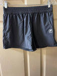 € Womens Juniors FILA Sport Gray Poly Running Mid Rise Shorts XSmall 28 in Waist