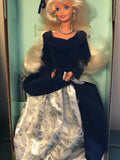 a* Vintage Avon Exclusive Winter Velvet Special Edition Barbie 1995 Mattel New in Box 15571 Retired