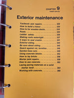 €<a* Vintage BHG Better Homes and Gardens 1970 Handyman’s Book in Binder Home Maintenance