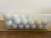 a* Lot/41 Top Flite, Pinnacle, Wilson, Spaulding, others White Golf Balls Used