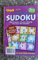NEW Dell Original Sudoku PUZZLE Magazine Easy to Challenger 264 Puzzles March, 2023