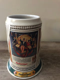 a** Vintage 1999 Budweiser Historic Advertising 3rd in Series ‘Again in Demand The World Over’ Stein Tin III