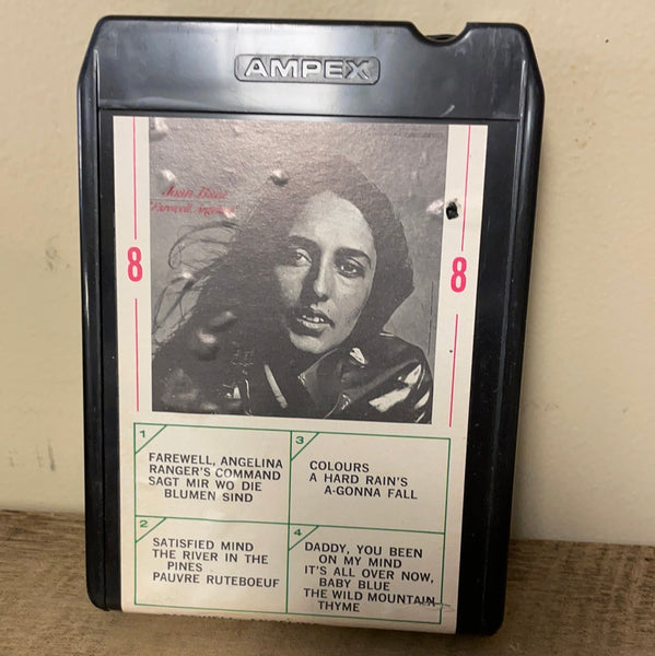 € Vintage MUSIC Joan Baez FAREWELL, ANGELINA M81707 Vanguard Ampex 8 Track Tape