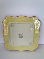 €€ Pfaltzgraff NAPOLI Hand Painted Stoneware - 8.5” Square Trivet Plate