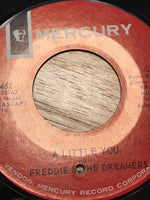 *Vintage MUSIC Freddie And The Dreamers "A Little You" and "Things I'd Like To Say" Mercury 45 RPM Vinyl Record