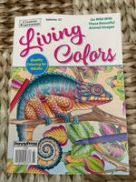 NEW LIVING COLORS Adult/Teens Coloring Book Volume 27 Creative Expression 2022