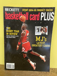 BECKETT BASKETBALL CARD PLUS Magazine 2005 Fall Michael Jordan