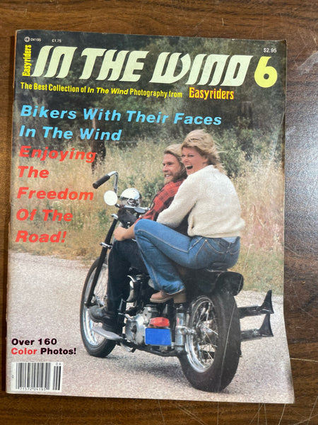 Vintage Easyriders IN THE WIND #6 Issue 1981 Motorcycle Biker Culture Men Magazine