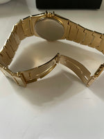 <€€ New Mens PIERRE CARDIN WATCH Collectible Limited Edition Gold Round Face NIB