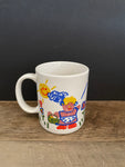 <€€ New Vintage Love My Mommy Coffee Tea Hot Chocolate Cup Mug Mother's Day Crayon Drawing