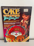 a* Vintage Wilton Cake Decorating Yearbook 1982 Patterns Designs Baking CookBook