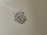 <€€ Single CORELLE Vitrelle Simple Lines SKETCH 9” Square Salad Luncheon Dessert Serving Plate