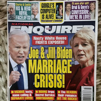 € NEW NATIONAL ENQUIRER July 4, 2022 Magazine Joe & Jill Biden